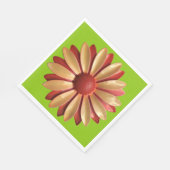 Serviette En Papier Fleur de Marguerite - Jardin Floral de Printemps E (Coin)