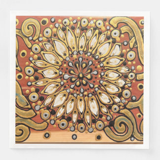 Serviette En Papier Fleur de pays en floraison