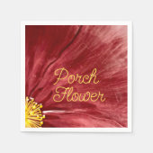 Serviette En Papier Fleur de porche / Original / (Devant)