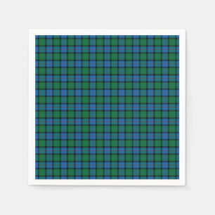 Serviette En Papier Fleur de tartan de ressortissant de l'Ecosse