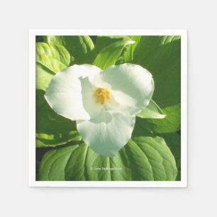 Serviette En Papier Fleur de Trillium