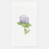 Serviette En Papier Fleur d'Hydrangée, violet (Devant)
