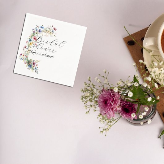 Serviette En Papier Fleur du Jardin français