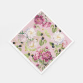 Serviette En Papier Fleur et Dot Fête des Mères Napkin (Coin)