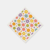 Serviette En Papier Fleur Groovy Power (Coin)