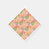 Serviette En Papier Fleur groovy rétro  (Coin)