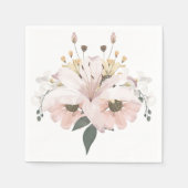 Serviette En Papier Fleur nuptiale (Devant)