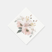 Serviette En Papier Fleur nuptiale (Coin)