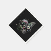 Serviette En Papier fleur-papillon (Coin)