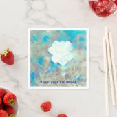 Serviette En Papier Fleur Pastel (En situation)