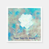 Serviette En Papier Fleur Pastel (Devant)