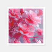 Serviette En Papier Fleur rose pâle Raindrop (Devant)