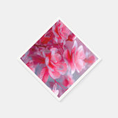 Serviette En Papier Fleur rose pâle Raindrop (Coin)