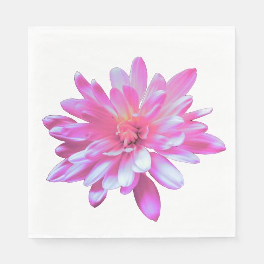 Serviette En Papier Fleur rose rose rose rose pâle (Devant)