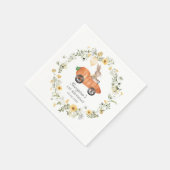 Serviette En Papier Fleur sauvage Bunny Rabbit équitation Carotte Park (Coin)