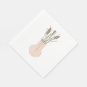 Serviette En Papier Fleur sauvage d'automne (Coin)