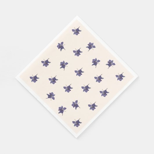 Serviette En Papier Fleur sauvage de jardin Whimsical (Coin)