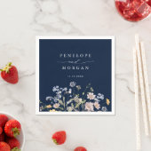 Serviette En Papier Fleur sauvage de printemps de la marine Meadow Gar (En situation)