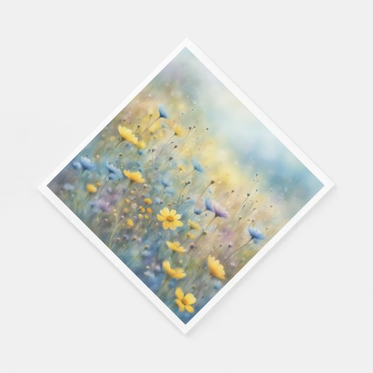 Serviette En Papier Fleur sauvage d'été Meadow (Coin)