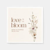 Serviette En Papier Fleur sauvage Garden Love in Bloom (Devant)