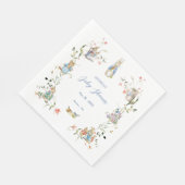 Serviette En Papier Fleur sauvage Peter le lapin Papier Napkin (Coin)