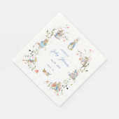 Serviette En Papier Fleur sauvage Peter le lapin Papier Napkin (Coin)
