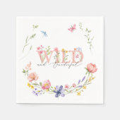 Serviette En Papier Fleur sauvage Wild & Onederday (Devant)