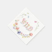 Serviette En Papier Fleur sauvage Wild & Onederday (Coin)