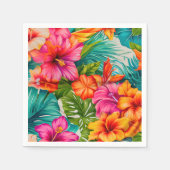 Serviette En Papier Fleur tropicale d'Hibiscus (Devant)
