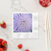Serviette En Papier Fleur violette (En situation)