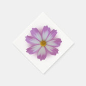 Serviette En Papier Fleur violette claire (Coin)