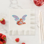 Serviette En Papier Fleurir (En situation)
