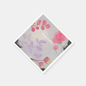Serviette En Papier Fleurs (Coin)