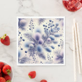 Serviette En Papier Fleurs (En situation)