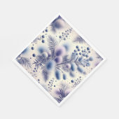 Serviette En Papier Fleurs (Coin)