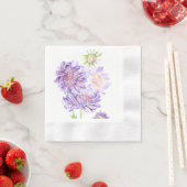 Serviette En Papier fleurs (En situation)