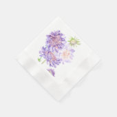 Serviette En Papier fleurs (Coin)