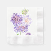 Serviette En Papier fleurs (Devant)