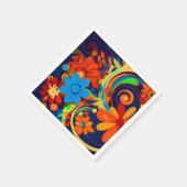 Serviette En Papier Fleurs Ai (Coin)