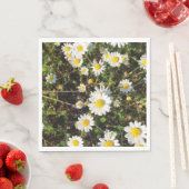 Serviette En Papier Fleurs Chamomiles (En situation)