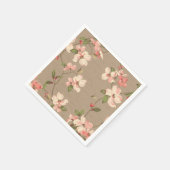 Serviette En Papier Fleurs d'Apple (Coin)