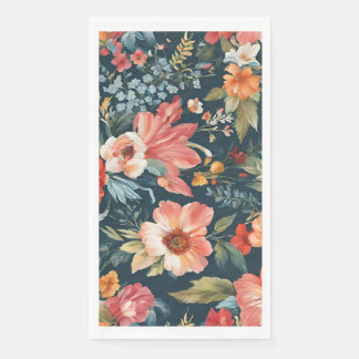 Serviette En Papier Fleurs d'aquarelle Extraordinaires