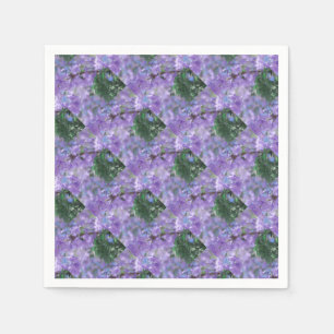 Serviette En Papier Fleurs d'arbre pourpres Jacaranda