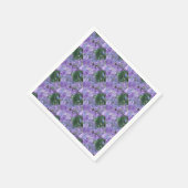 Serviette En Papier Fleurs d'arbre pourpres Jacaranda (Coin)