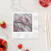 Serviette En Papier Fleurs de cerisier (En situation)