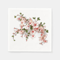 Fleurs de cerisiers Art Nouveau avec du lierre