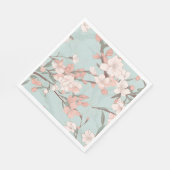 Serviette En Papier Fleurs de cerisiers Sakura (Coin)