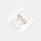 Serviette En Papier Fleurs de chats Kitten Anniversaire (Coin)