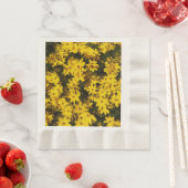 Serviette En Papier Fleurs de Coréopsis Jaune Floral (En situation)