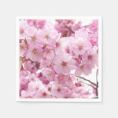 Serviette En Papier Fleurs de fleurs de cerisier sur serviettes en pap (Devant)